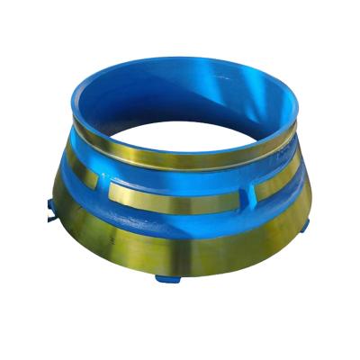 China Construction material stores crusher liner supplier manganese steel liner bowl mining cone crusher wear casting parts for sale