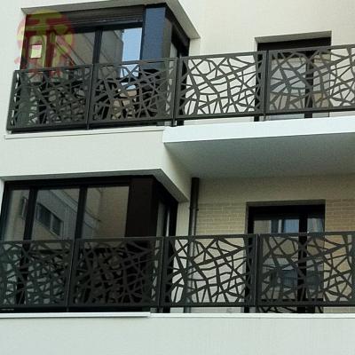 China Rustproof Villa Yard Balcony Art Railing Metal Railing Divider Panel for sale