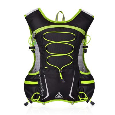 China Customized Breathable 15L Running Backpack Running Vest Hydration Hiking Trail Running Backpack For Trekking Marathon Recycling Running Backpack for sale