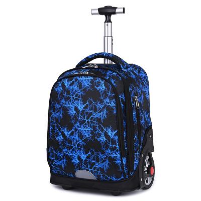 China Other 2021 Bearing Wheels Boy And Girl Trolley Schoolbag Backpack Trolley Bags For School for sale