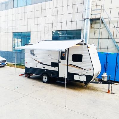 China Electric Motorhome rv trailer camper Soleflex S35E roof mounted fixed rig rv tent for sale