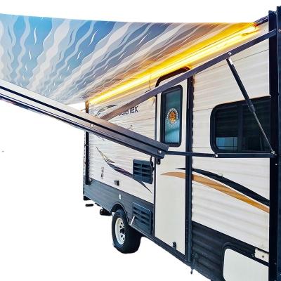 China New Product Soleflex B2L Trailer Camper Motorhome rv trailer Motorhome rv outdoor patio tent with LED for sale