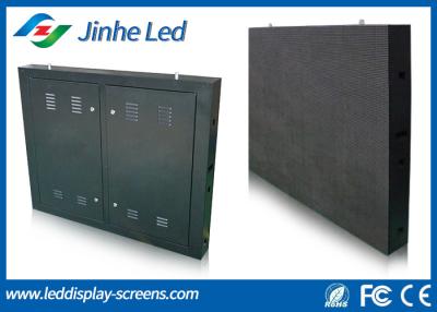 China Gabinete a todo color al aire libre impermeable del hierro del módulo de la pantalla LED P10 en venta