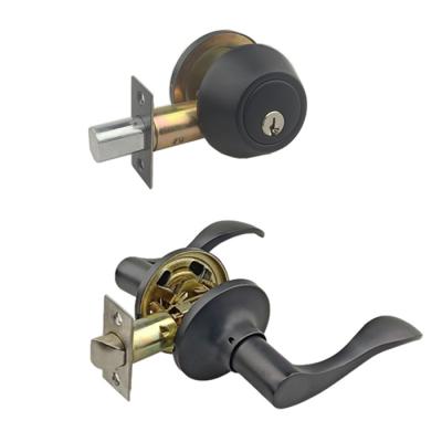 China OEM Factory Modern Double Sided Furniture Door Handle Key Lock And Deadbolt Bolt Combination Lock for sale