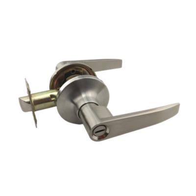 China Suitable for entry low price door handles lock with brass cylinder and keys tubular lever lock for sale