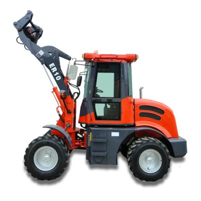 China Construction worksÂ   small articulated mini wheel loader zl10 price for sale