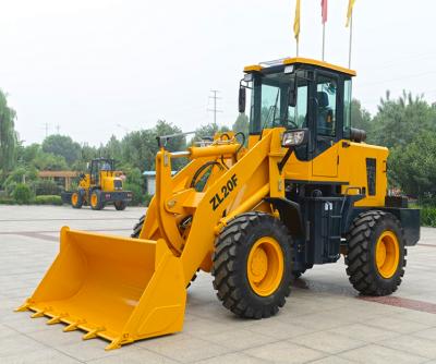 China Construction worksÂ   good quality 2 ton hydraulic tractor front loader ZL20 with CE for sale