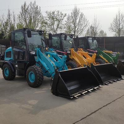 China Construction worksÂ   2ton 1.8ton 1.5ton Small Mini Front End Loader 4wd Mix Bucket Loader With New Attachments RC Front End Loader for sale