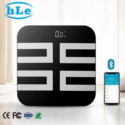 China ABS+Stainless Steel App Free Human Balance Weight Scale Bmi Digital Smart Electronic Bathroom Body Scale for sale