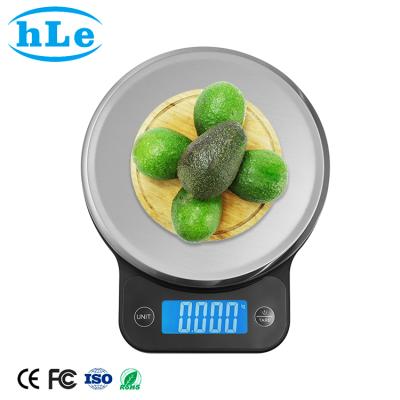 China WITH LID Hot Selling Salter 5kg Digital Electronic Food Weighing Kitchen Scale Digital Scale in Kitchen for sale