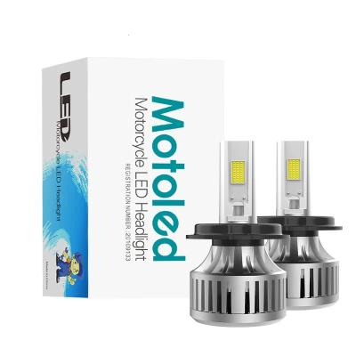 China For replace/repair Motoled Motorcycle LED Headlight 80W 6500K White Lamp Fog Lights CSP Led Bulbs Front Light Headlamp for Moto Spotlights 8-80V for sale