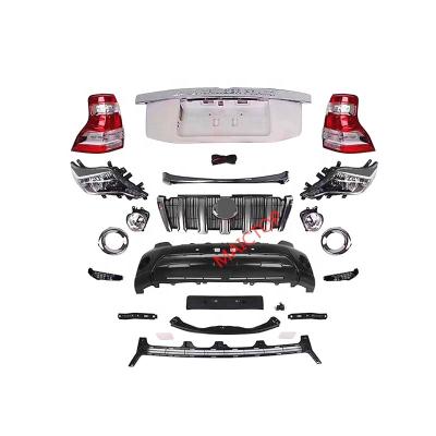 China MAICTOP plastic spare parts hot sales body kit for prado FJ150 FJ120 upgrade 2008-2013 to 2014-2017 for sale