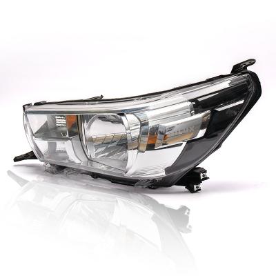 China MAICTOP auto parts car spare parts halogen headlight for hilux revo 2015-2017 white for sale