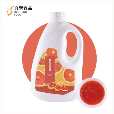 China Beverage Bubble Tea Ingredients Grapefruit Concentrated Syrup HALAL for sale