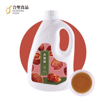 China Drinks Bubble Tea Raw Material Plum Concentrate Syrup HALAL for sale