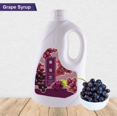 China Certification HALAL Natural Bubble Tea Ingredients Supplier For Grape Concentrate Syrup for sale