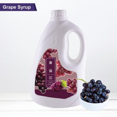 China Bubble Tea Ingredients Supplier Natural HALAL Grape Concentrated Syrup for sale