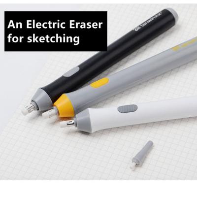 China Auto Sketch Clean Labor-Saving Office Eraser Electric Rotation Eraser Learning Stationery Tenwin8302 Electric Eraser for sale