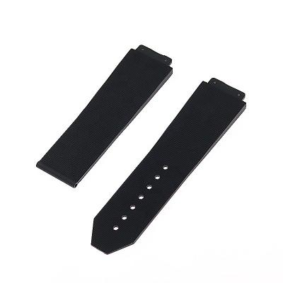 China Rubber 25mm 27mm 23mm Suitable For Watch Bands Melting Series Classic Series Silicone Grain Vertical Rubber Band Strap for sale