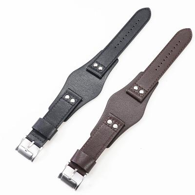 China Leather Suitable For Fossi Watch Band 22mm Universal Quick Release CH2890 Leather Strap Bracelet Black Brown Accessories for sale