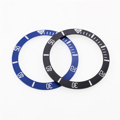 China Watch Ring Ceramic Bezel Insert For Collar Ceramic Matte Submersible Mouth Tudo Outer Diameter 40.1mm Luminous Blue Light for sale