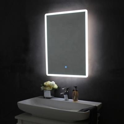 China High Lumen LED Illuminated Bathroom Wall Mounted Backlit Vanity Mirror for sale