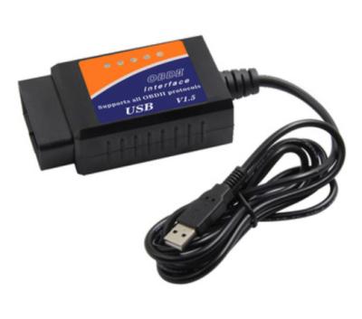 China 2019 Hot Sale High Quality Automotive ELM327 USB OBD Diagnostic Code Reader Read Fault Codes ELM 327 With USB Cable for sale