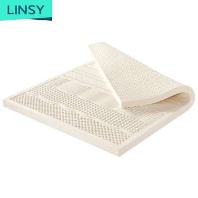 China Linsy China Breathable Natural Latex Mattress Topper Cd 064C Bedroom Coconut Coconut Fiber Orthopedic Foam Foldable High Density for sale