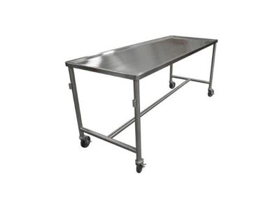 China General Mortuary Refrigeration Units 270 * 90 * 100cm Cleaning Body Autopsy Table for sale