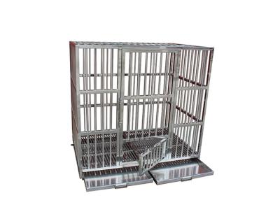 China Firm Durable Medical Veterinary Equipment Square Tube Stainless Steel Dog Cages for sale