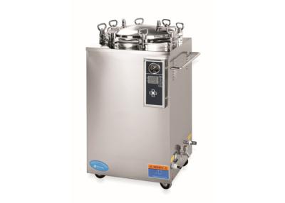 China Vertical Pressure Steam Sterilizer Digital Display Manual / Semi - Automatic Control for sale