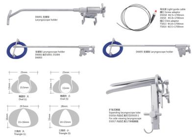 China Self Retaining Laryngoscopy Set Surgical Instruments For Laryngology Dept for sale