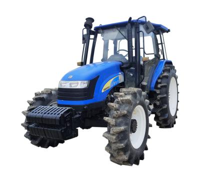 China four wheel used farms china 90hp tractor with cheap price for sale