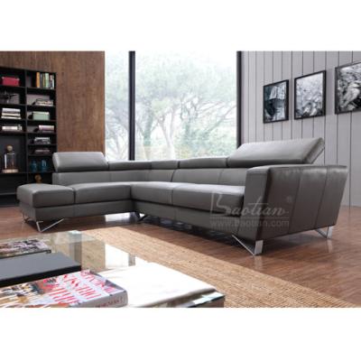 China GENUINE Leather Sectional Sofa Home Furniture Set Sofa Design Leather Sofa Movable Headrest Sectional Furniture Sofa Design Modern Living Room for sale