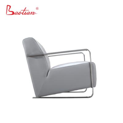 China Italian Style Design Stainless Steel Metal Frame Sex Leisure Chairs for sale