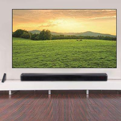 China Wireless System Multimedia Single Radio 2.0 Sound Bar For TV With USB SD BT for sale