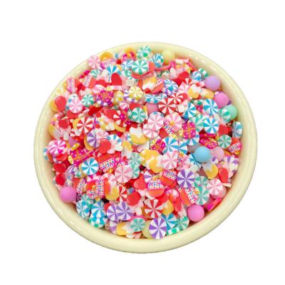 China 1kg Korean Mixed Cake Candy Beans Polymer Clay Sprinkles Colorful Hot For Squishy Moods Filler DIY Klei Tiny Cute Plastic Accessories for sale