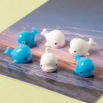 China Miniature Dolphin Resin Charms Pendants For Bracelet Necklace Key Chain DIY Jewelry Making Accessories S386 for sale