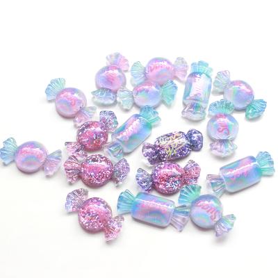 China Fake Korean Food Simulation Resin Cabochon Kawaii Candy Flat Back Sweet Cabochons For Bows Accessories DIY Scrapbooking Decor for sale