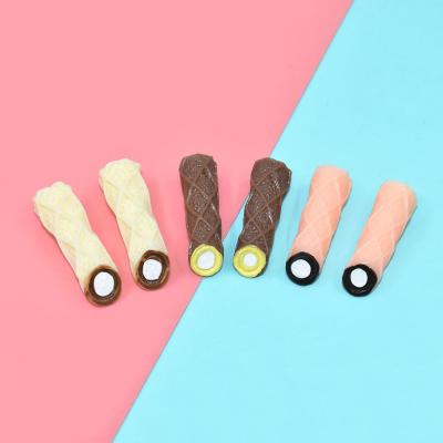 China Fake Resin Miniature Cabochon Sticks Cookie Europe Sandwich Europe Food Scrapbooking Phone Case Decoration DIY Craft Supply for sale