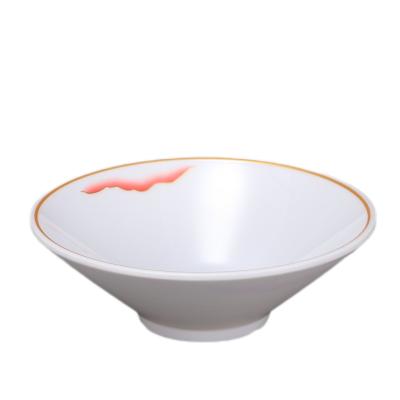 China Stocked Wholesale Japanese ramen bowl Chinese style noodle bowl Melamine tableware for restaurant Good quality salad bowl for sale