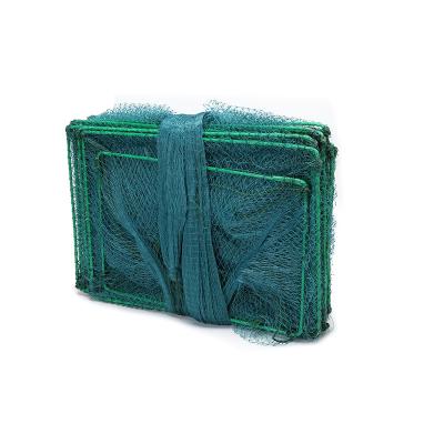 China Sea Plant PE Folding Long Net Fish Farming Traps Use In Sea Lake River for sale