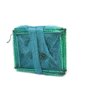 China Sea Plant Train Folding Along Fishing Shrimp Lobster Crab Fish Traps 40cm*50cm*19frame for sale