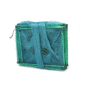 China Sea Factory Price Folding Great Wall Fish Cage Train Long PE Net Fishing Traps for sale