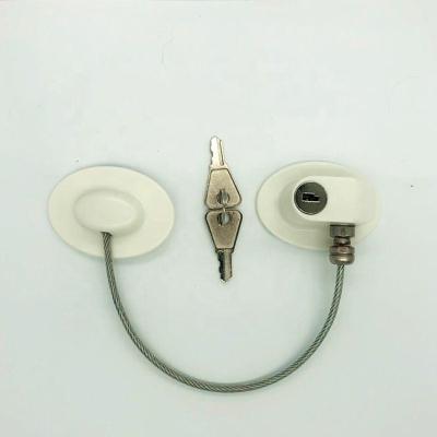 China Fridge Fridge Door Lock With Padlock Fridge Lock For Child Safety for sale