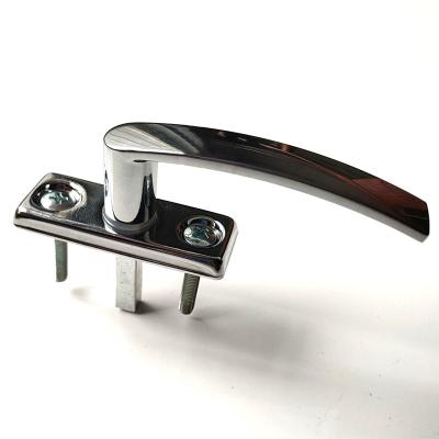 China Modern Aluminum Casement Door Lockable Glass Reception Sound Sliding Glass Tilt And Turn Alloy Window Handle Lock for sale