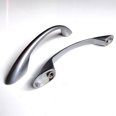 China Brand Modern Design Double SS Stainless Steel Lever Door Handle Internal Internal Side Lock for sale