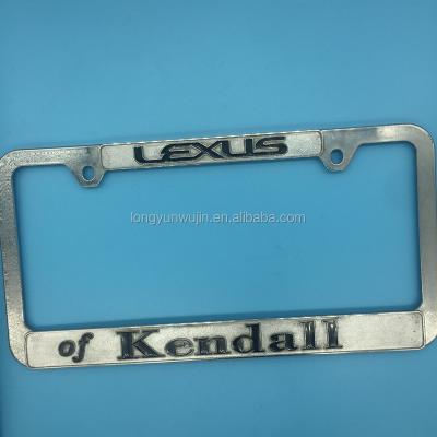 China European Vehicle Size Number Plate Holders Plastic License Plate Frames Customized for sale