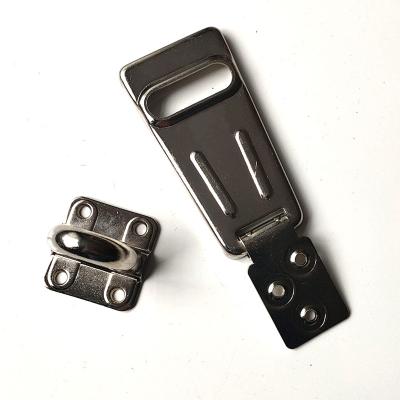 China Fixed Latch Lock Door Hinge Double Latch Clip Hinge Hasp Safety Latch Locks JLK-SP0061B-T2005 for sale