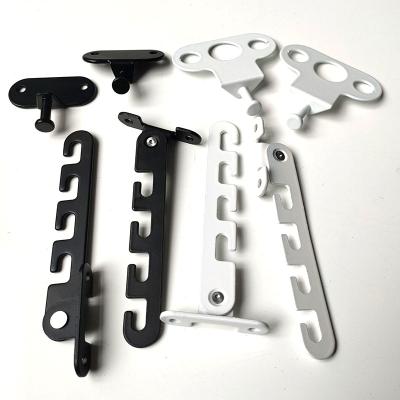 China Modern Strong Removable Plastic Adhesive Wall Hook Creative Stainless Steel Closet Tier Unperforated Hook for sale